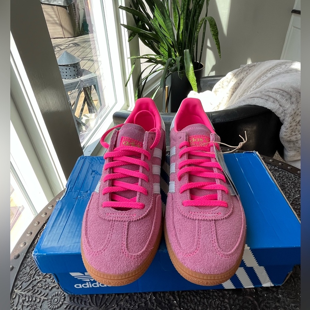 ADIDAS ORIGINALS HANDBALL SPEZIAL SNEAKERS LUCID PINK 8 40 - Picture 10 of 12